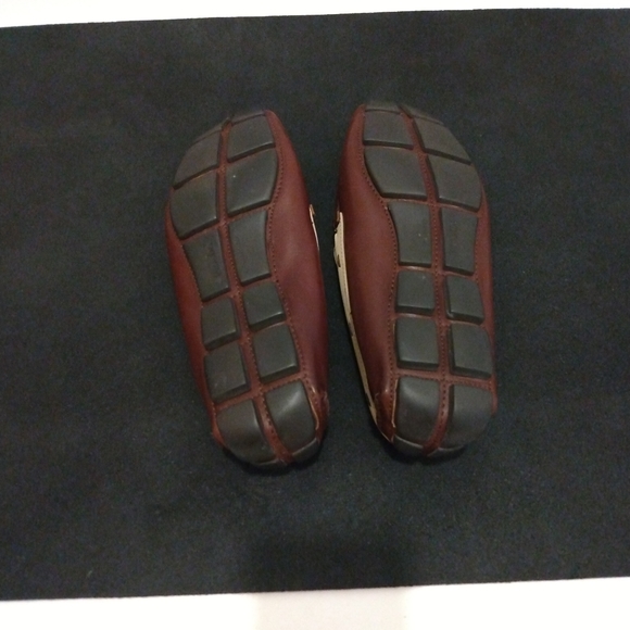 Prada Two Tone Leather Loafers - Picture 7 of 9